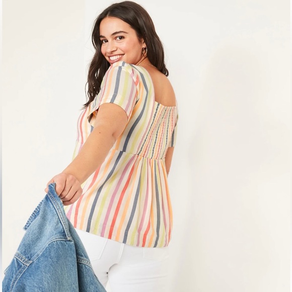 NWT Striped Blouse - Picture 2 of 2